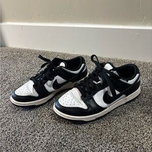 Nike Black and White Low-Top Sneakers